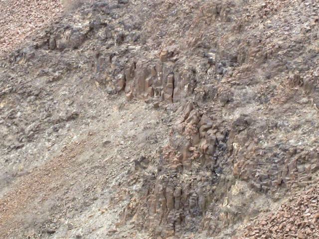 Flood basalt with columnar jointing