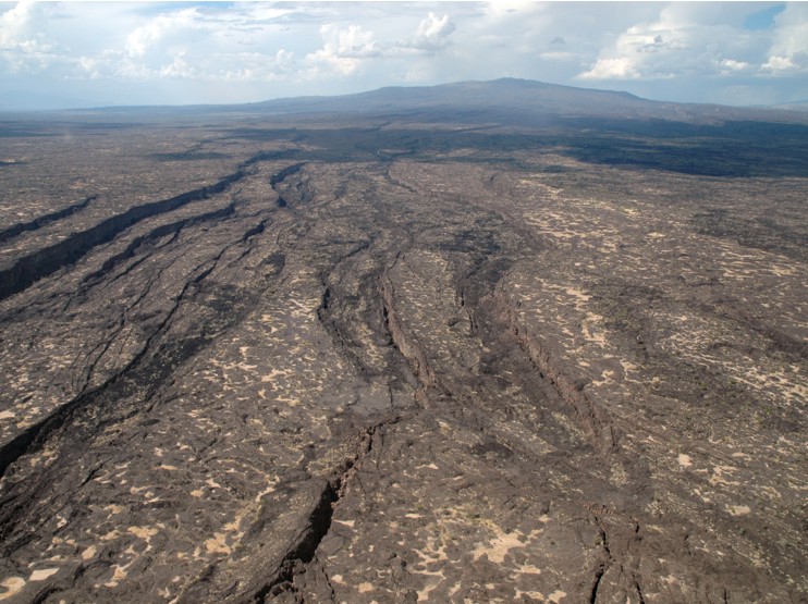 Rift and volcano