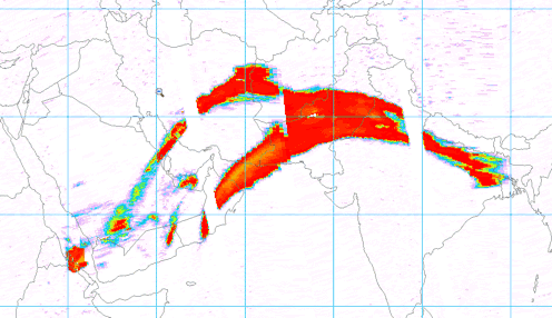 SO2 emission map